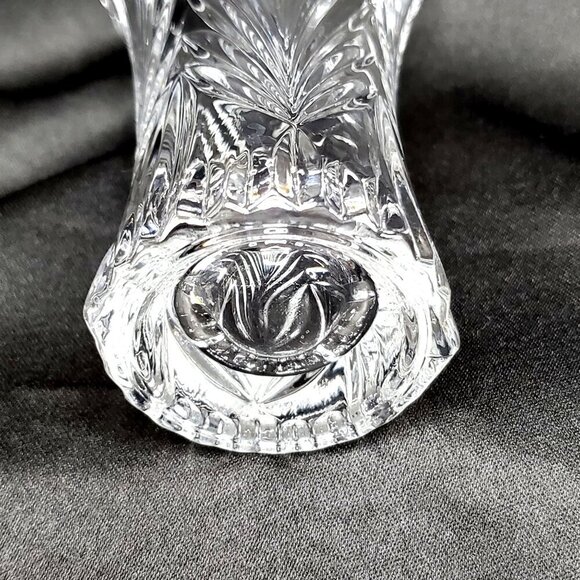 Vintage Mikasa Accent Crystal Bud Vase QQ251/613 Scalloped Fans Arches 4.75" - Picture 6 of 10